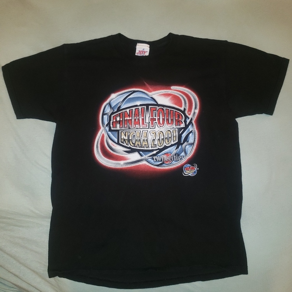 Mens L 2001 NCAA Final four college basketball tee